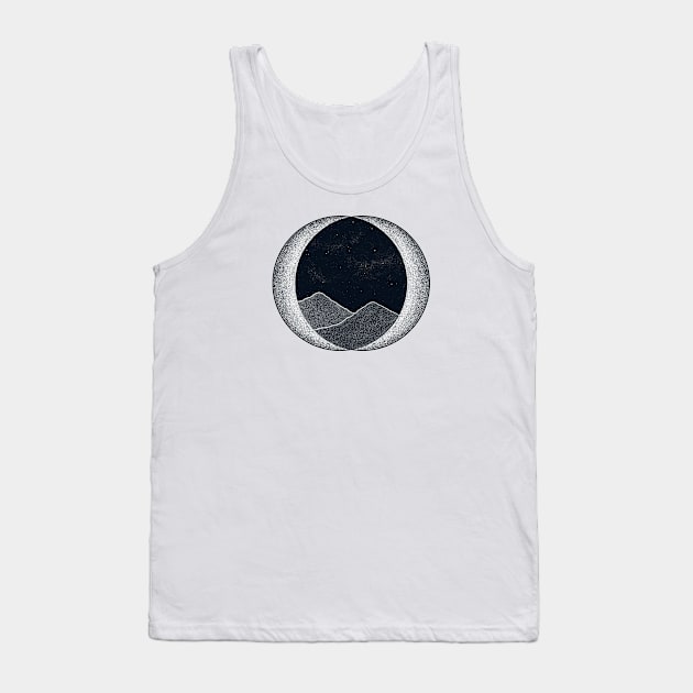 Twin Mountains Tank Top by jy ink